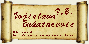Vojislava Bukatarević vizit kartica